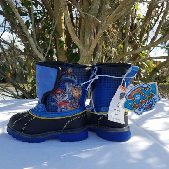 NWT Paw Patrol Toddler Boots Just Yelp for help! Small 5/6 - Picture 3 of 4